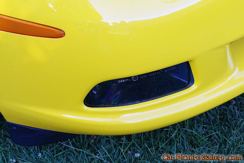 C6 Yellow Corvette Front Signal