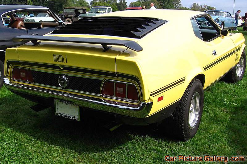 1972 Mustang Mach 1 Rear Right