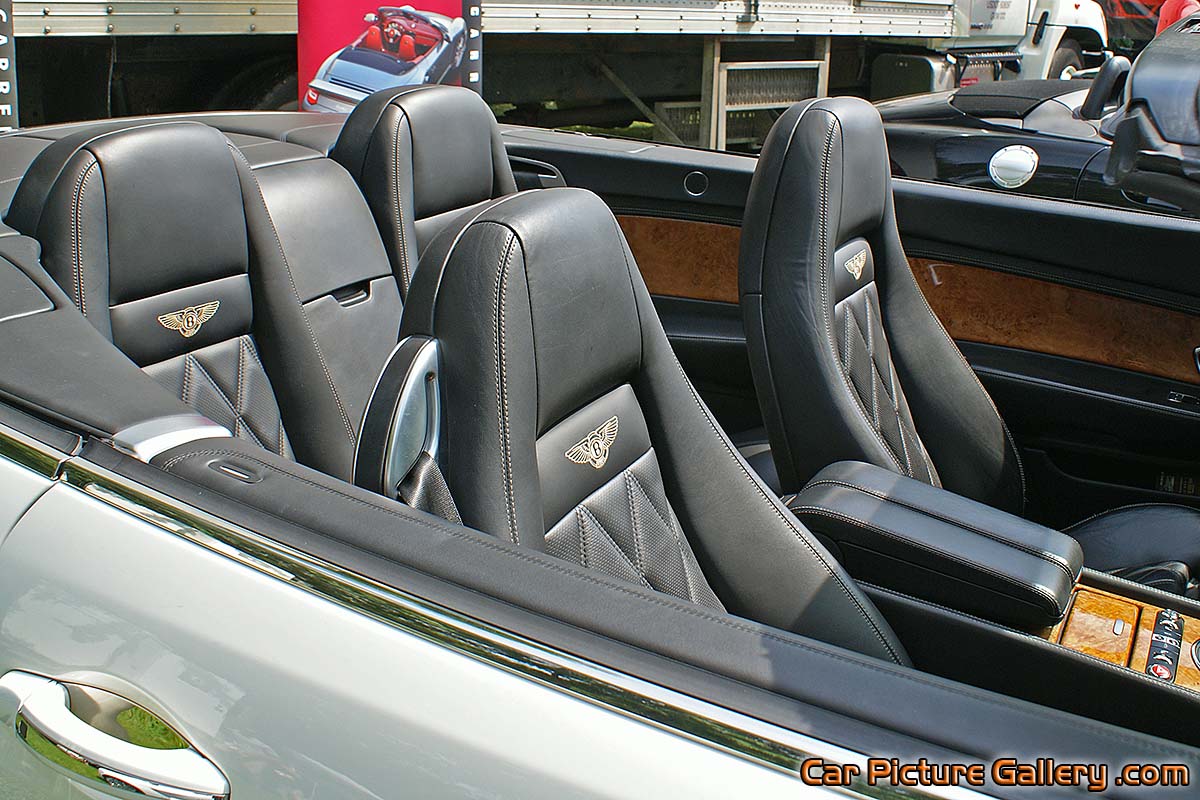 Bentley Continental GTC Seats Color Photograph