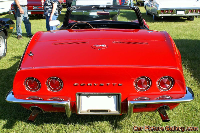 1968 Corvette Convertible Rear