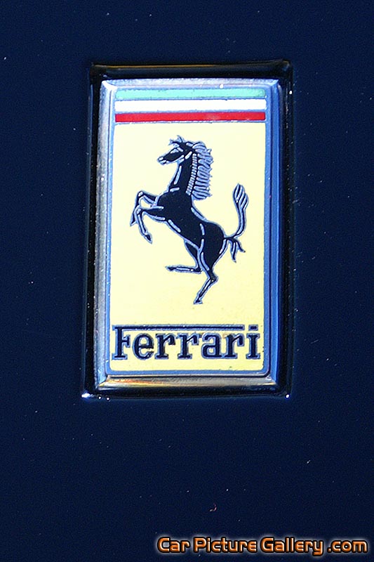 Ferrari 365 GTS 4 Front Emblem Color Photograph