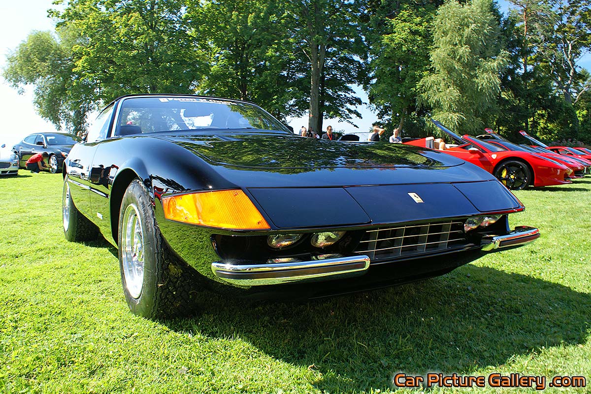 Ferrari 365 GTS 4 Front Right Color Photograph