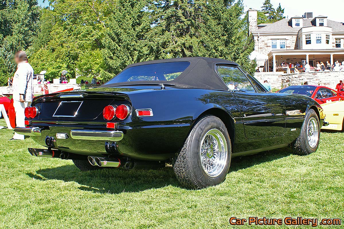 Ferrari 365 GTS 4 Rear Right Color Photograph
