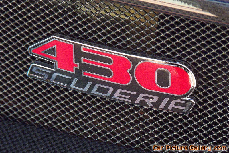 Ferrari Scuderia Rear Name Plate