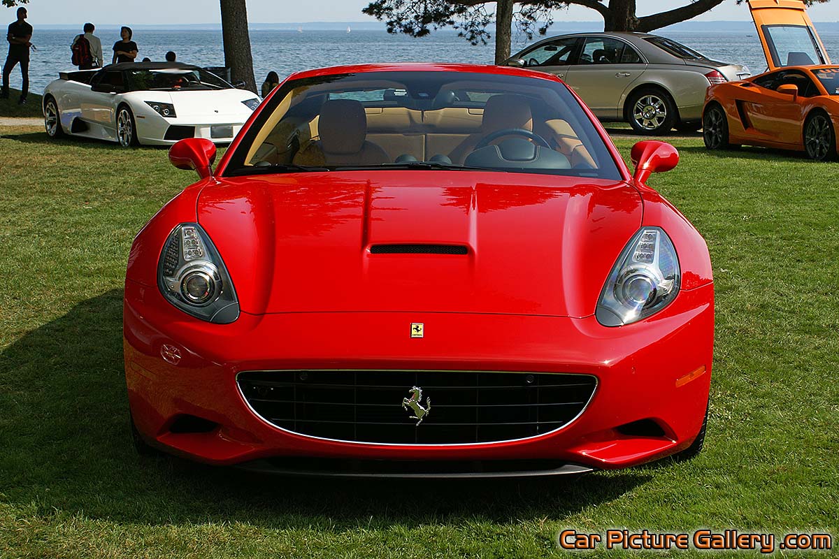Ferrari California Front Color Photograph