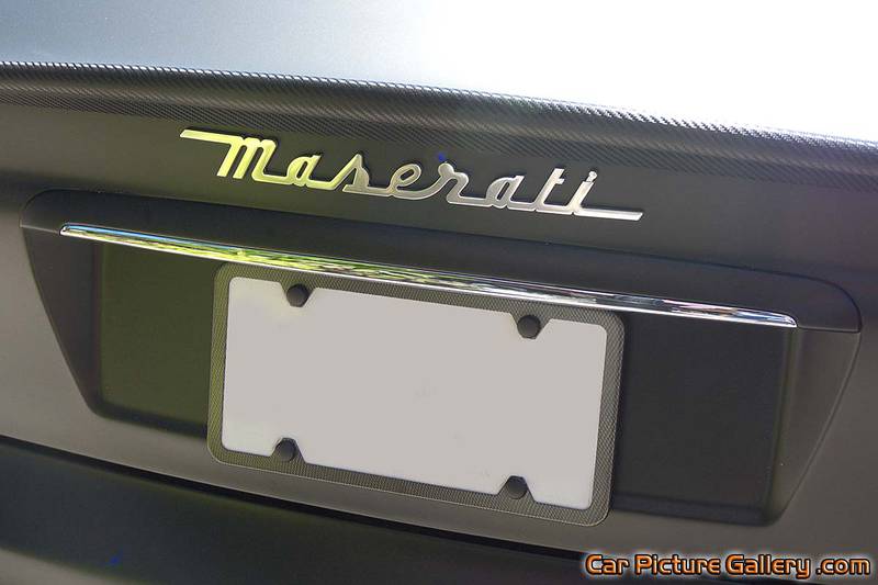 Maserati Coupe Cambiocorsa Rear Name Plate